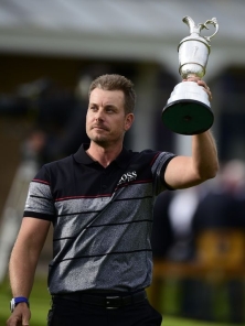 Champion golfer of the year, Henrik Stenson.